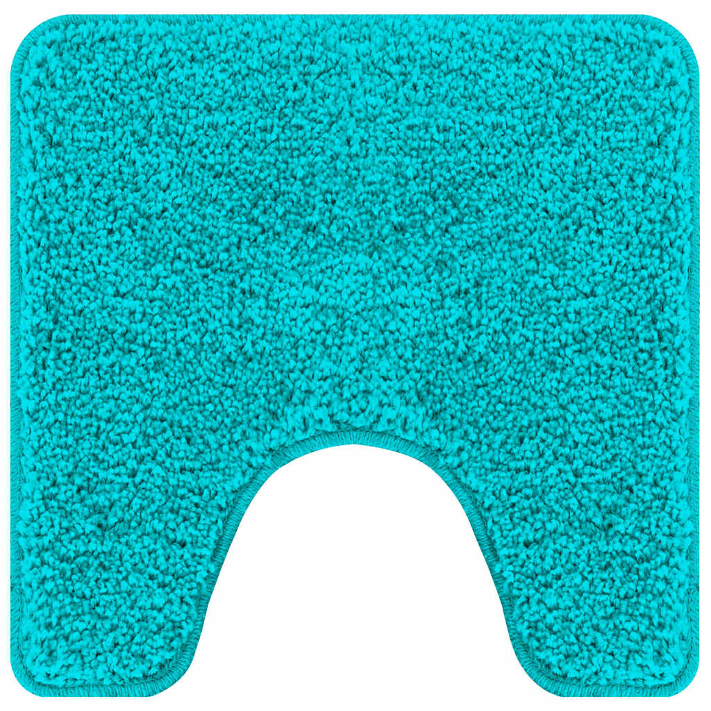 Anti-Rutsch Badematten-Set 3 pcs Türkis PP