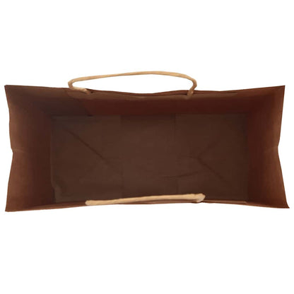 Papiertragetaschen 250 Stk. mit Henkeln Schwarz 18x8x22 cm