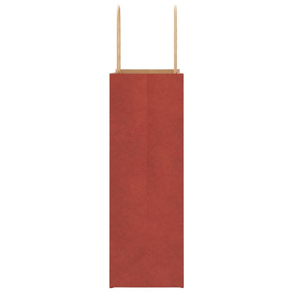 Papiertragetaschen 250 Stk. mit Henkeln Rot 21x11x31 cm