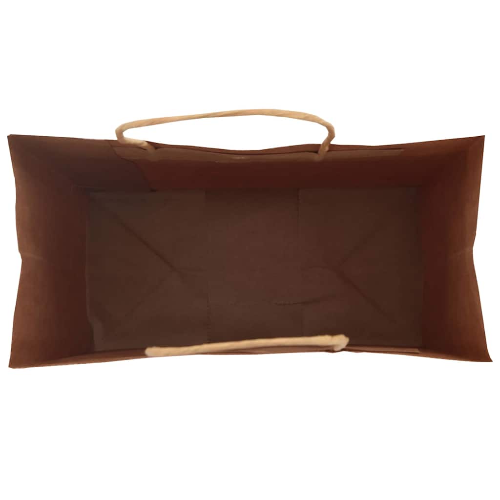 Papiertragetaschen 250 Stk. mit Henkeln Rot 21x11x31 cm