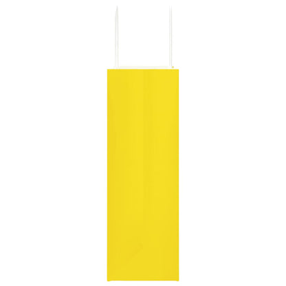 Papiertragetaschen 50 Stk. mit Henkeln Gelb 26x12x35 cm