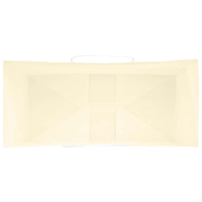 Papiertragetaschen 250 Stk. mit Henkeln Gelb 26x12x35 cm