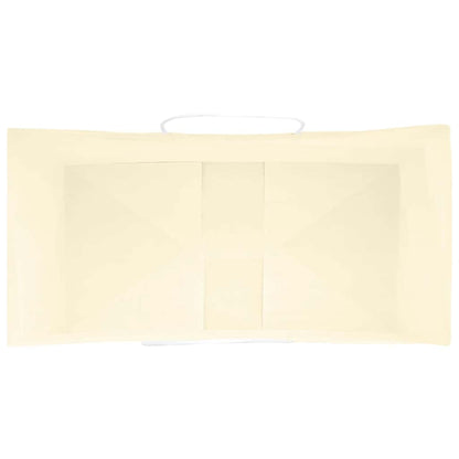 Papiertragetaschen 250 Stk. mit Henkeln Gelb 32x17x25 cm