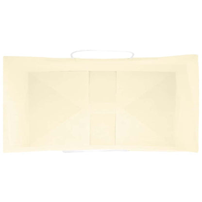 Papiertragetaschen 250 Stk. mit Henkeln Gelb 32x17x44 cm