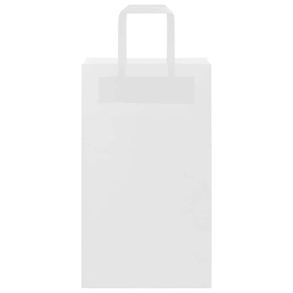 Papiertragetaschen 250 Stk. mit Henkeln Weiß 21x11x36 cm