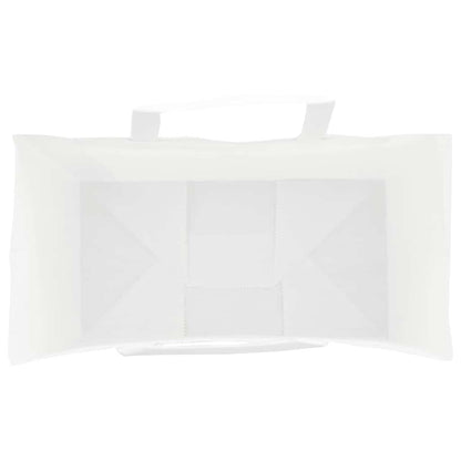 Papiertragetaschen 250 Stk. mit Henkeln Weiß 21x11x36 cm