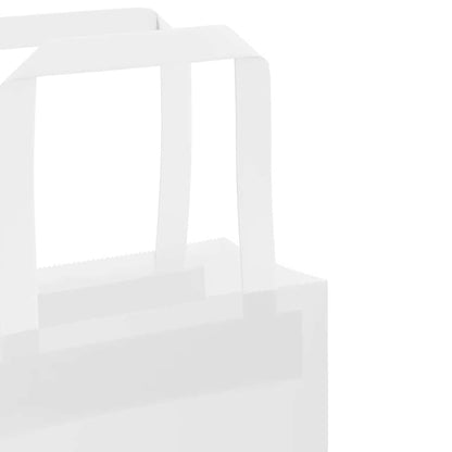 Papiertragetaschen 250 Stk. mit Henkeln Weiß 32x17x44 cm