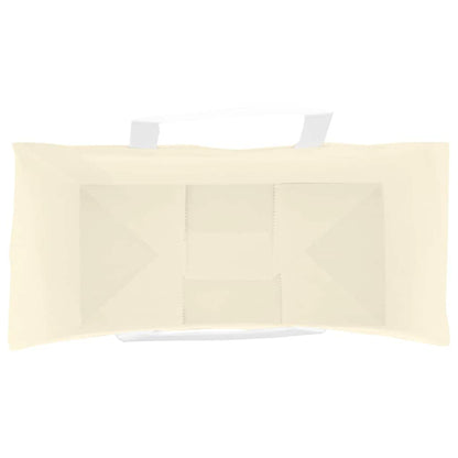 Papiertragetaschen 250 Stk. mit Henkeln Gelb 26x12x35 cm