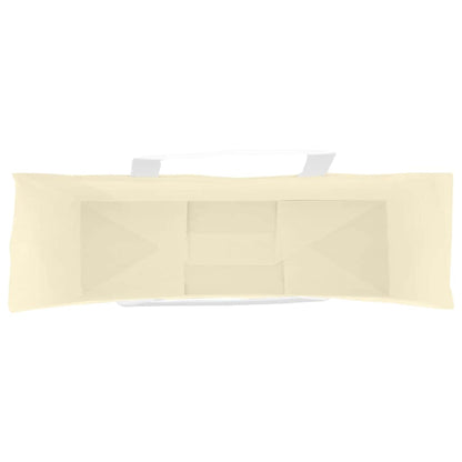 Papiertragetaschen 250 Stk. mit Henkeln Gelb 54x15x49 cm