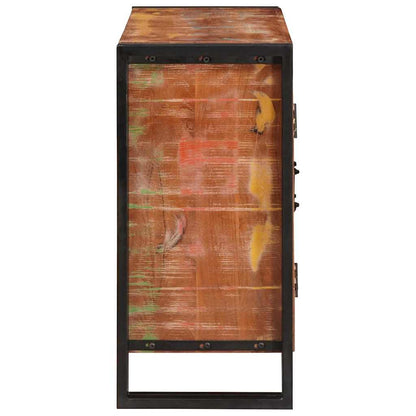 Sideboard mit Türen Braun Massives recyceltes Holz und Metall