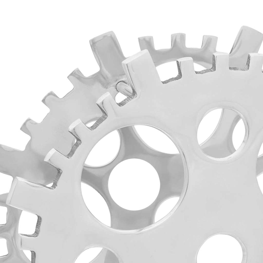 Weinregal Silber 39 x 39 x 14 cm Aluminium