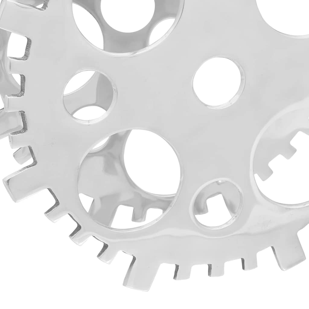 Weinregal Silber 39 x 39 x 14 cm Aluminium