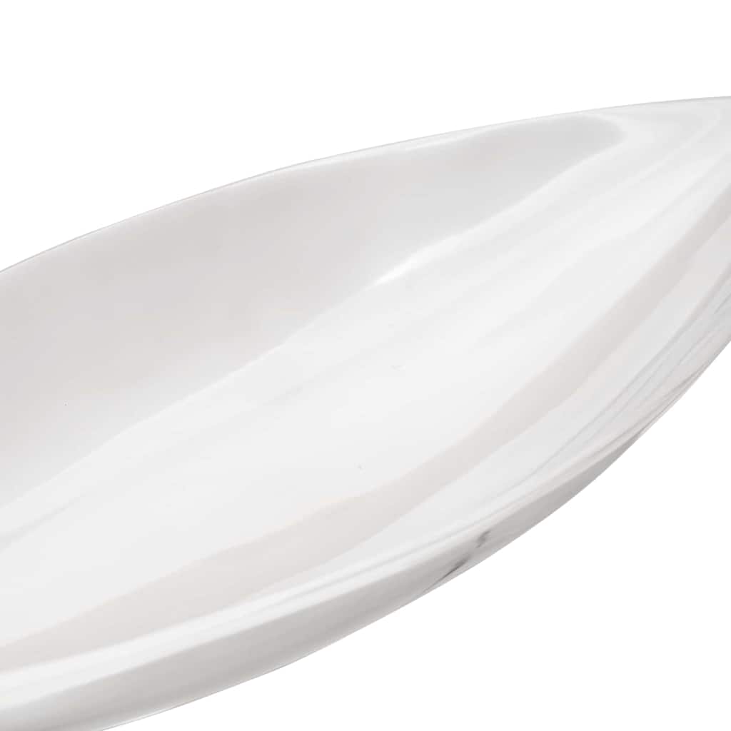 Obstkorb Silber 60 x 15 x 8 cm Aluminium