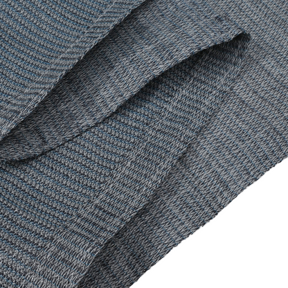 Zeltteppich Blau und Grau 200 x 250 cm Polyethylen