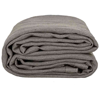 Zeltteppich Hellgrau 200 x 250 cm Polyethylen