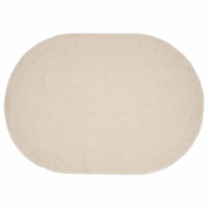 Teppich ZIZUR Creme 170 x 120 cm Polypropylen