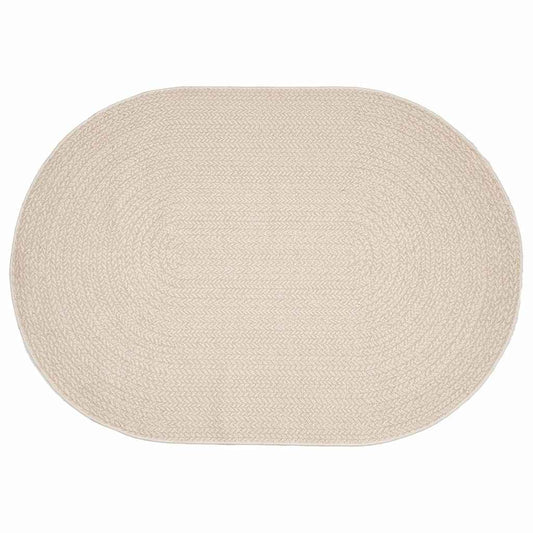 Teppich ZIZUR Creme 200 x 140 cm Polypropylen