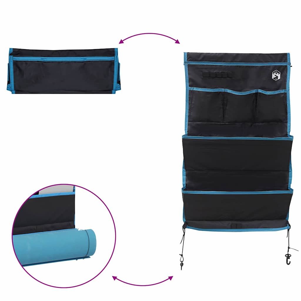 Aufbewahrungstasche Schwarz und Blau 91 x 47,5 cm Oxford