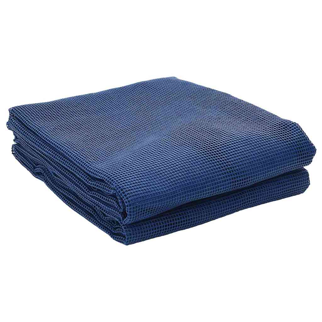 Zeltteppich Blau 250 x 250 cm Polyester