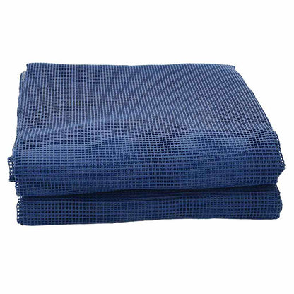 Zeltteppich Blau 250 x 250 cm Polyester