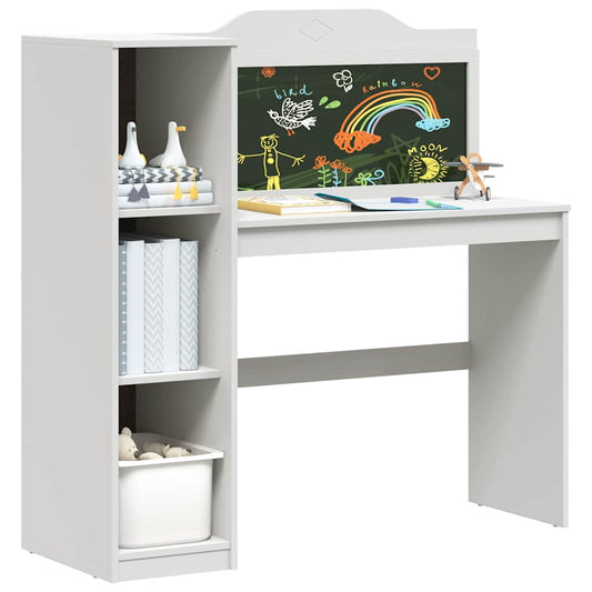 Kreidetafel Schreibtisch ROROS Weiß 120 x 45 x 118,5 cm
