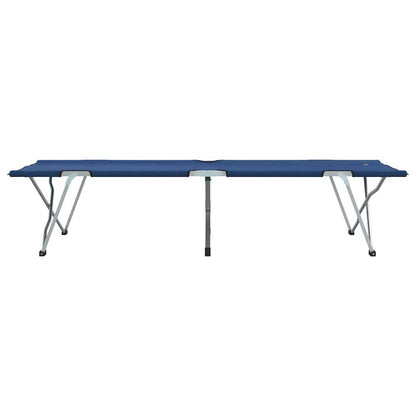 Klapp Schlafbett fürs Camping Blau 194 x 62.5 x 42.5 cm