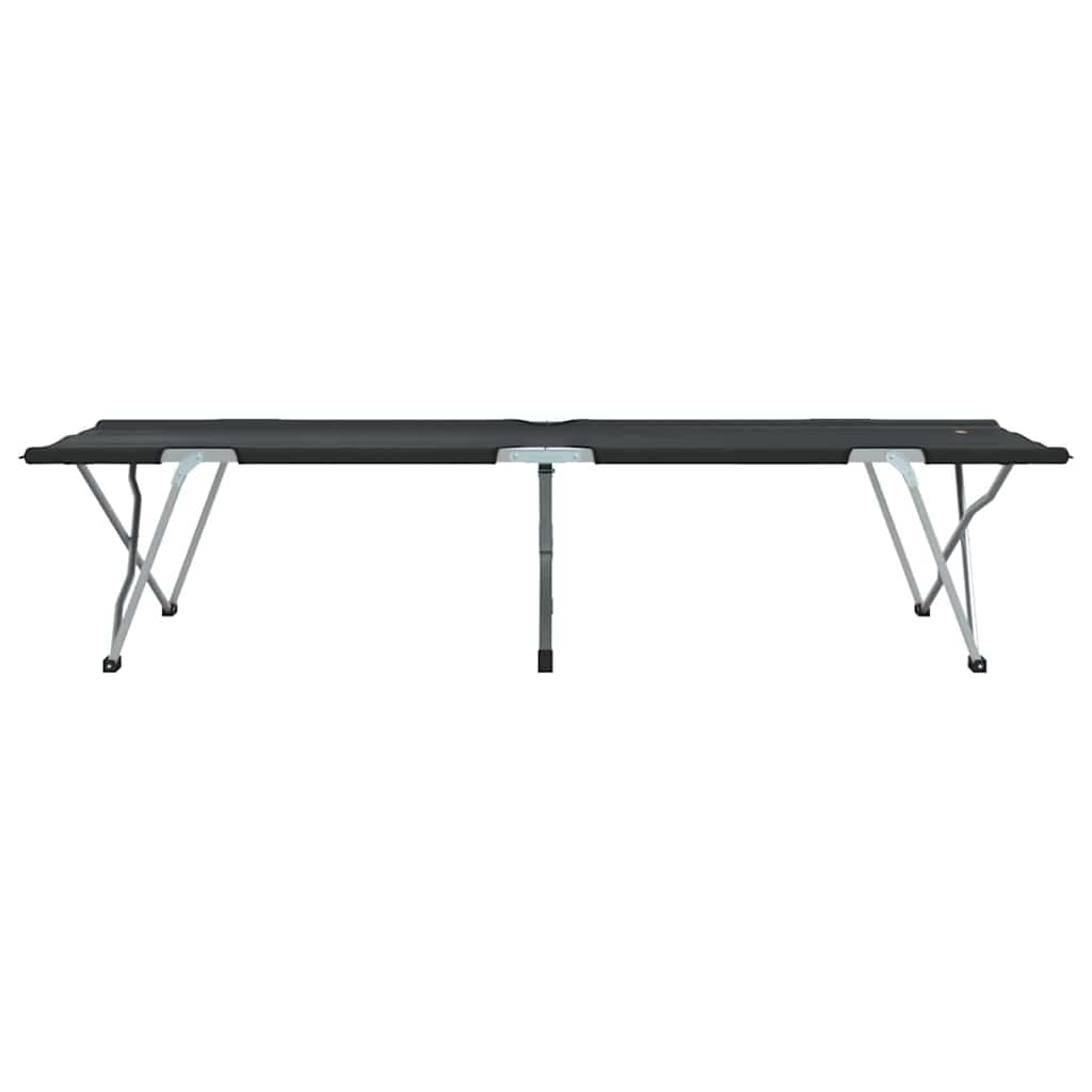 Klapp Schlafbett fürs Camping Schwarz 194 x 62.5 x 42.5 cm