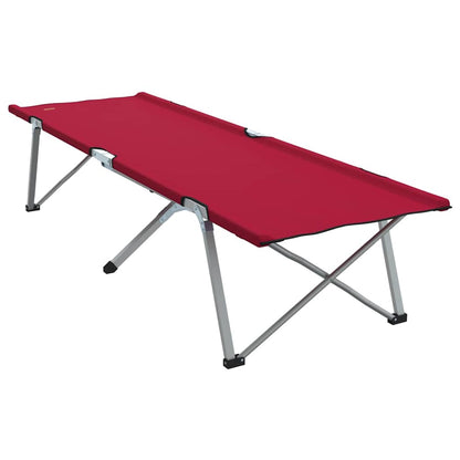 Klapp Schlafbett fürs Camping Rot 194 x 62.5 x 42.5 cm