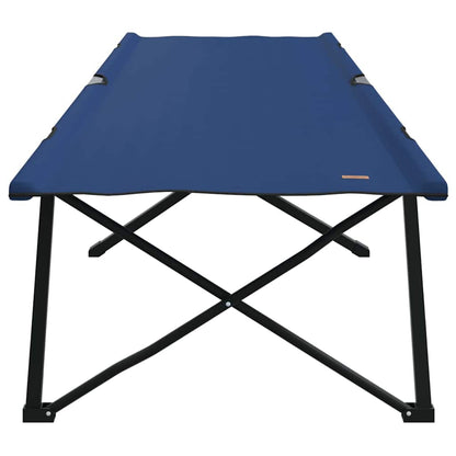 Klapp Schlafbett fürs Camping Blau 206 x 76 x 74 cm