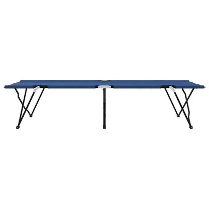 Klapp Schlafbett fürs Camping Blau 206 x 76 x 74 cm