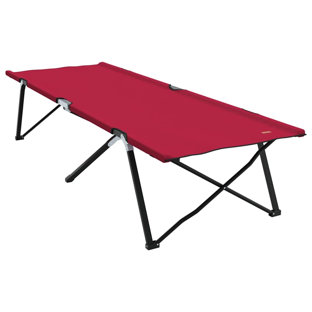 Klapp Schlafbett fürs Camping Rot 206 x 76 x 74 cm