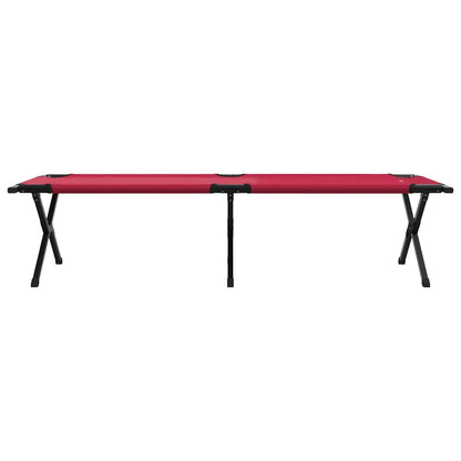 Klapp Schlafbett fürs Camping Rot 193 x 69 x 45 cm Oxford-stoff