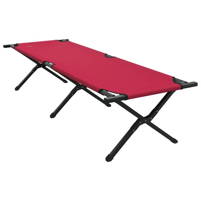 Klapp Schlafbett fürs Camping Rot 193 x 69 x 45 cm Oxford-stoff