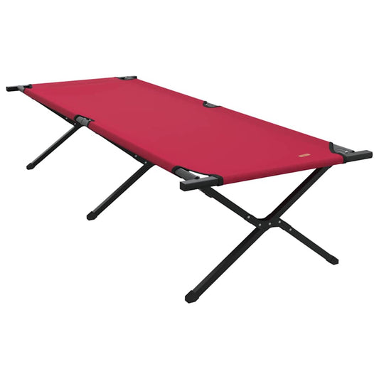 Klapp Schlafbett fürs Camping Rot 210 x 80 x 46 cm Oxford-stoff