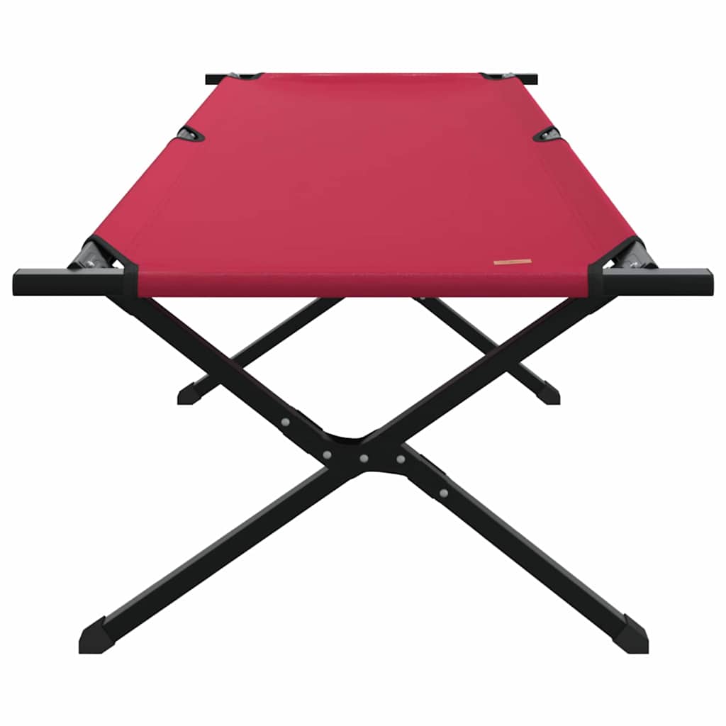 Klapp Schlafbett fürs Camping Rot 210 x 80 x 46 cm Oxford-stoff