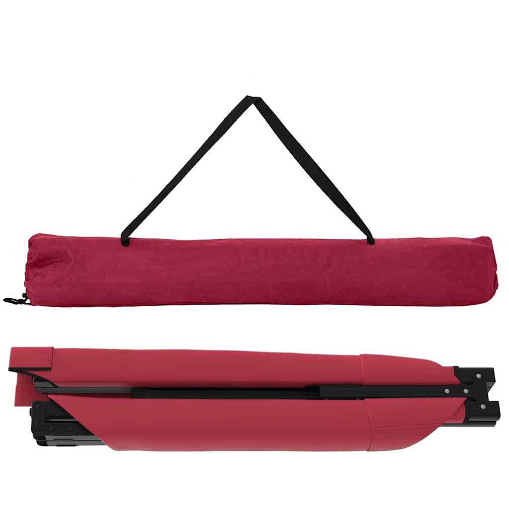 Klapp Schlafbett fürs Camping Rot 210 x 80 x 46 cm Oxford-stoff