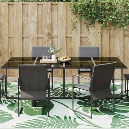 Outdoor-Teppich Blatt ARAKIL Grün und Weiß 400 x 300 cm