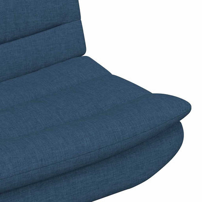 Drehstuhl Blau 63 x 75 x 76 cm Stoff