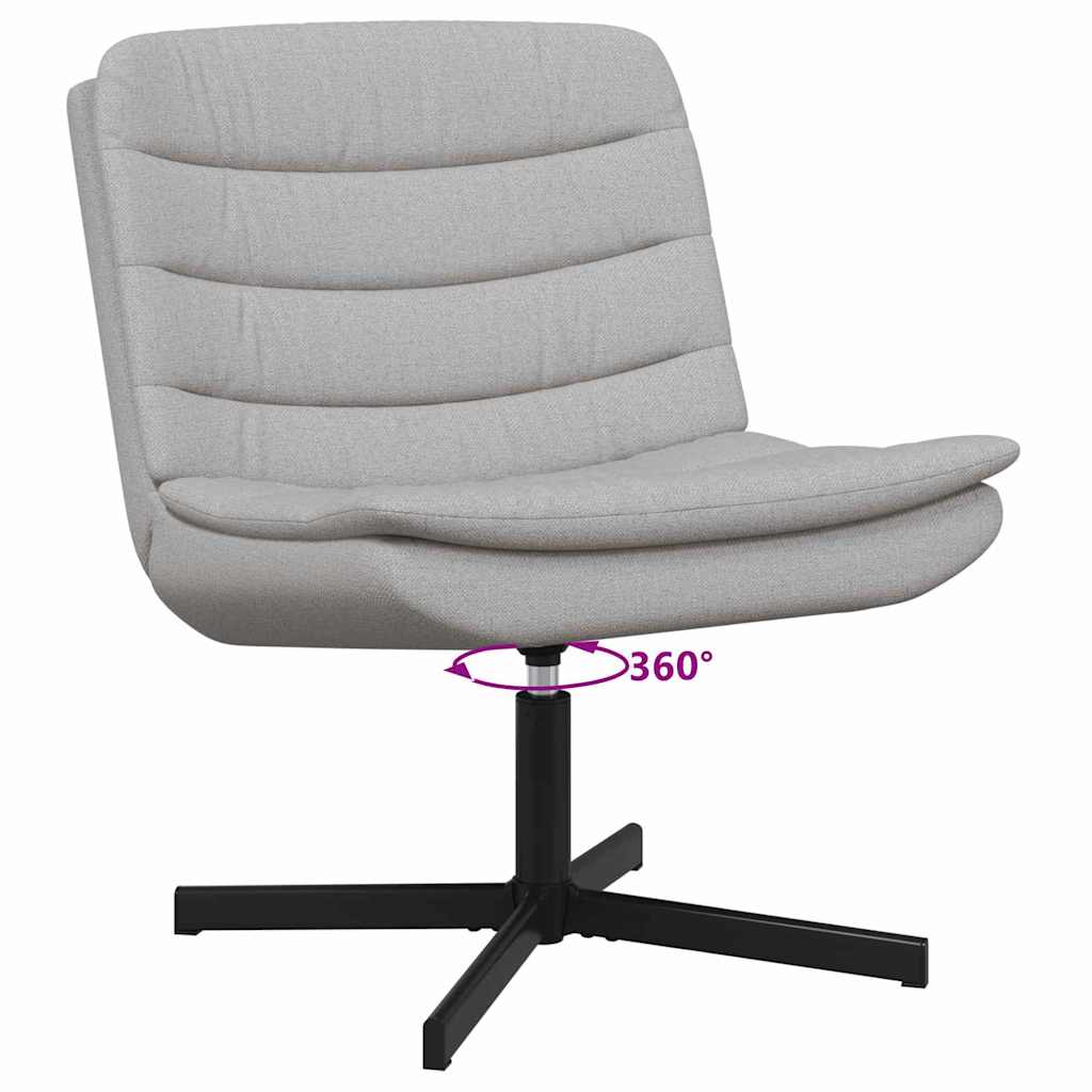 Drehstuhl Wolkengrau 63 x 75 x 76 cm Stoff