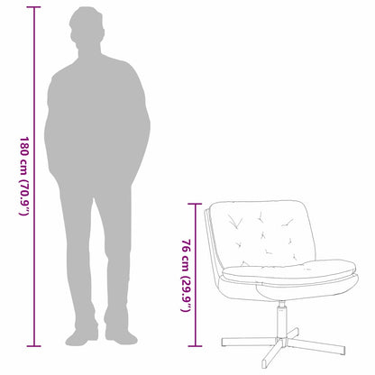 Drehender Entspannungsstuhl Weinrot 63 x 75 x 76 cm Samt