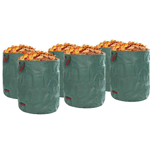 Gartenmüllsäcke 12 pcs Grün 79 x 79 x 99.5 cm Polypropylen