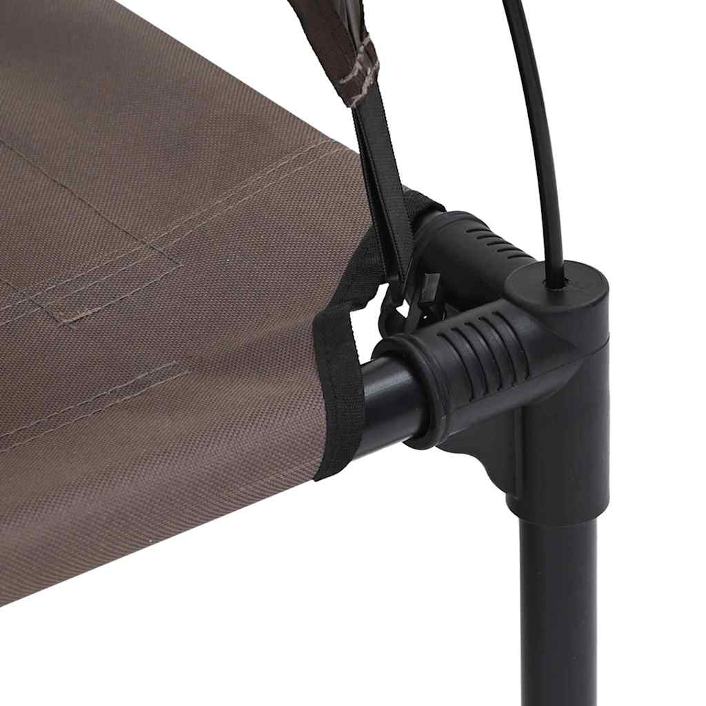 Hundebett Braun 62 x 48 x 61 cm Stahl