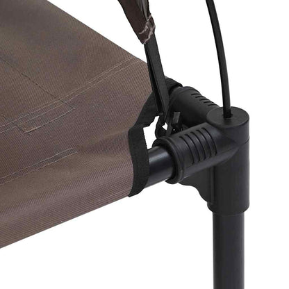 Hundebett Braun 122 x 93 x 106,5 cm Stahl