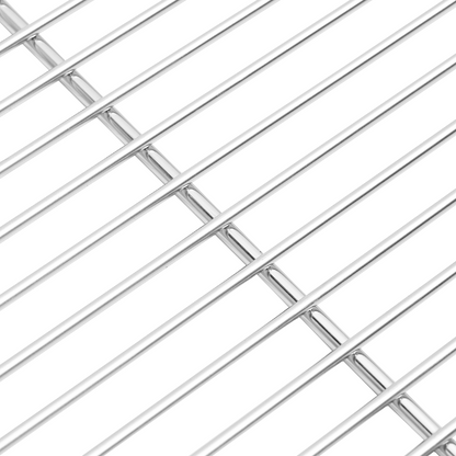 Grillrost Silber 40 x 35 cm Edelstahl