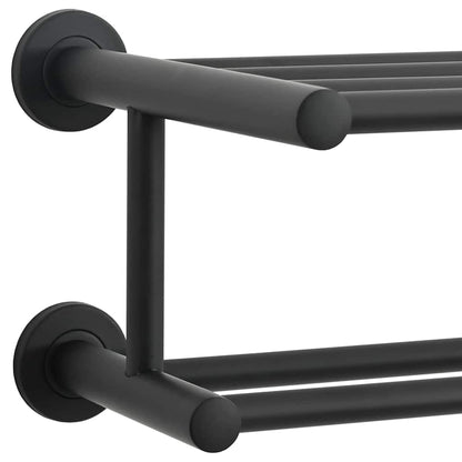 Handtuchhalter Schwarz 61 x 23 x 17 cm Edelstahl