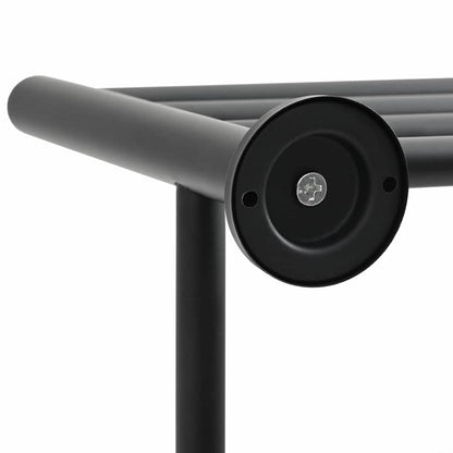 Handtuchhalter Schwarz 61 x 23 x 17 cm Edelstahl