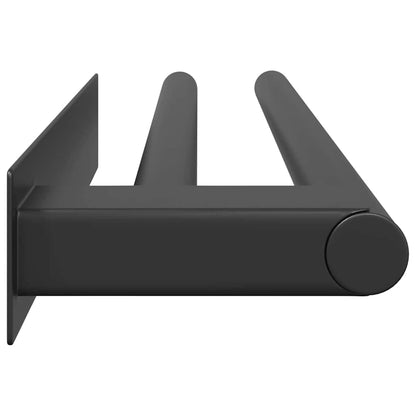 Handtuchhalter Schwarz 40 x 9 x 4 cm Edelstahl