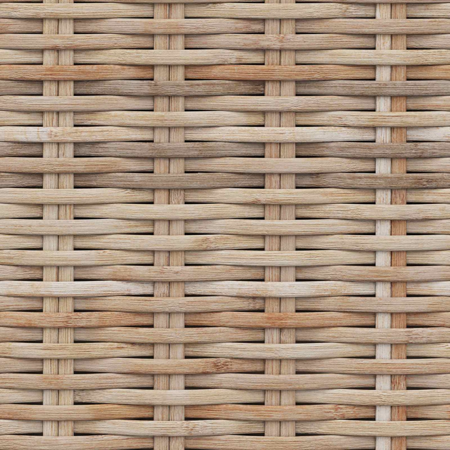 Sitzbank mit Stauraum mit Kissen Natur 110 x 40 x 50 cm Rattan
