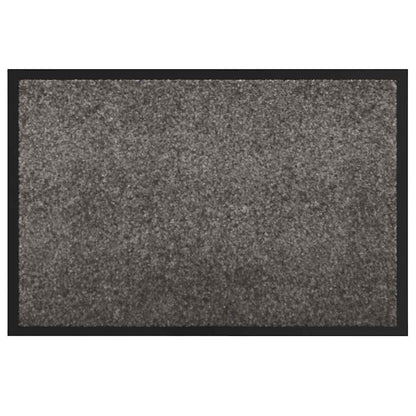 Fußmatte Hellgrau 120 x 80 x 1,2 cm Teddystoff