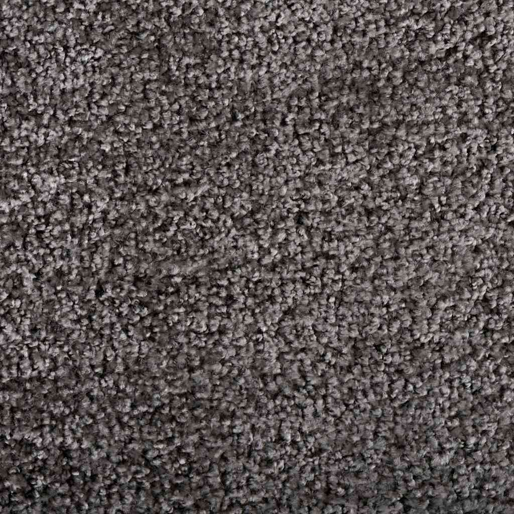 Fußmatte Hellgrau 120 x 80 x 1,2 cm Teddystoff